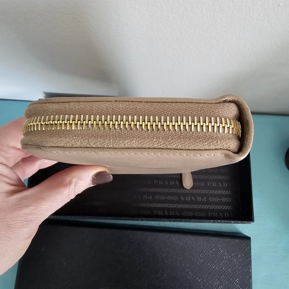 Prada Large Saffiano Zippy Leather Wallet - Picture 6 of 15